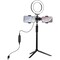 Фото - Кільцева USB LED-лампа Puluz PKT3038 6.2" + штатив, подовжувач (PKT3038) | click.ua