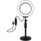 Фото - Кільцева USB LED-лампа Puluz PU392 6.2" + настільне кріплення 18-28 см (PU392) | click.ua