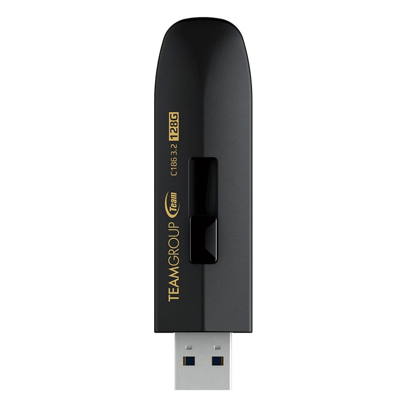 Флеш-накопичувач USB3.2 128GB Team C186 Black (TC1863128GB01)