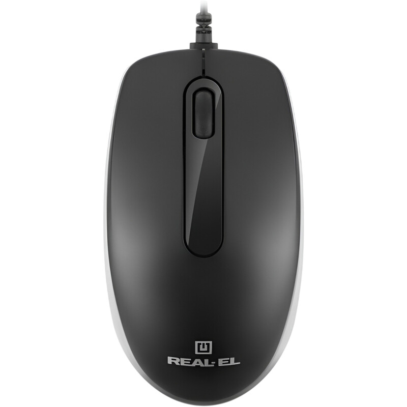Мышь REAL-EL RM-217 Black (EL123200038)