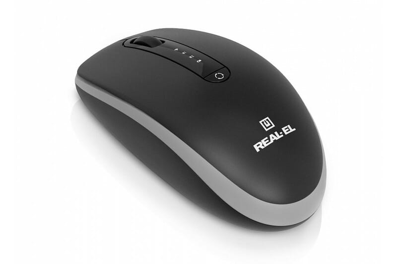Миша бездротова REAL-EL RM-455W Black
