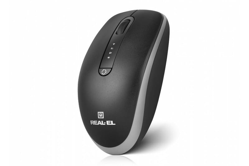 Миша бездротова REAL-EL RM-455W Black