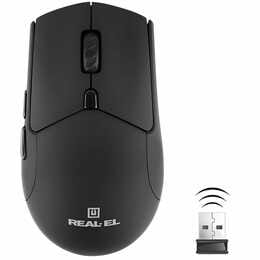 Миша бездротова REAL-EL RM-460W Black