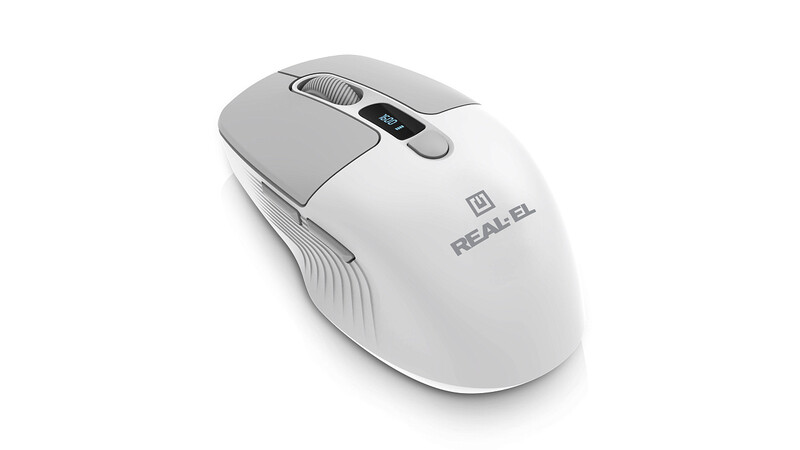 Мышь беспроводная REAL-EL RM-480W White