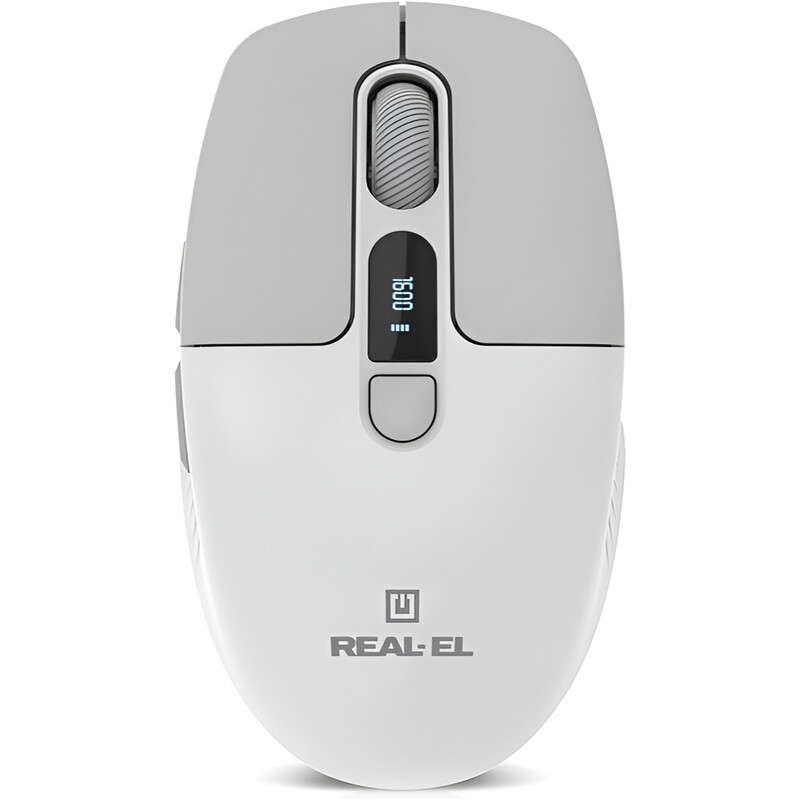 Мышь беспроводная REAL-EL RM-480W White