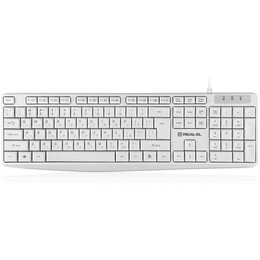 Клавіатура REAL-EL RK-513 White