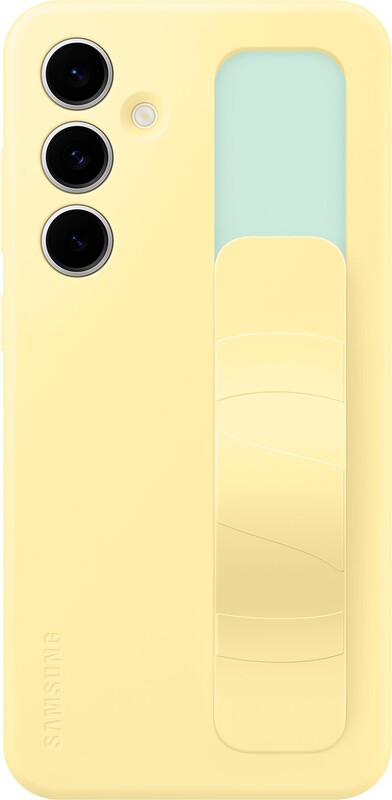 Чехол-накладка Samsung Standing Grip Case для Samsung Galaxy S24 FE SM-S721 Yellow (EF-GS721CYEGWW)