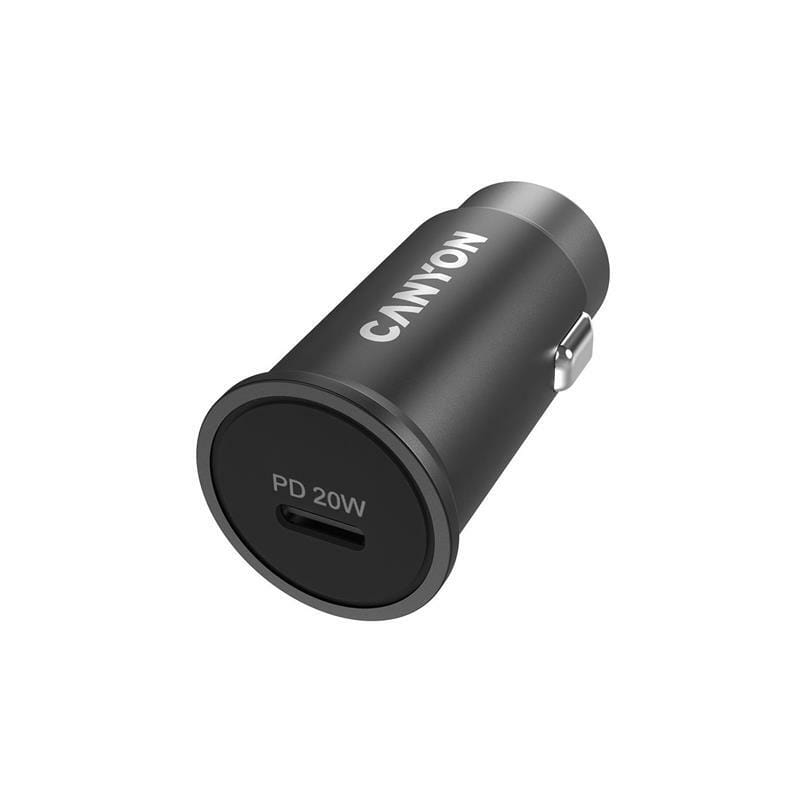 Автомобильное зарядное устройство Canyon C-20 (1USB-Cх3.1 А) 20W Black (CNS-CCA20B)