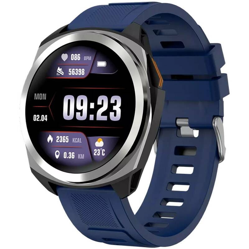 Смарт-годинник Canyon Maveric SW-83 GPS Silver Blue (CNS-SW83SS)