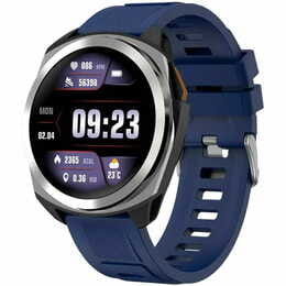 Смарт-часы Canyon Maveric SW-83 GPS Silver Blue (CNS-SW83SS)