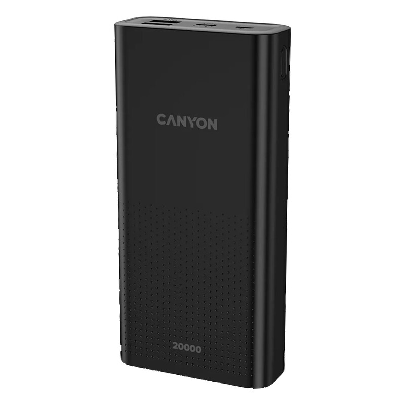 Універсальна мобільна батарея Canyon PB-2001 20000mAh Black (CNE-CPB2001B)