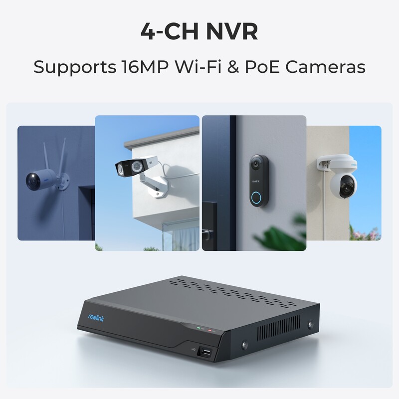 Видеорегистратор Reolink NVS4 без HDD