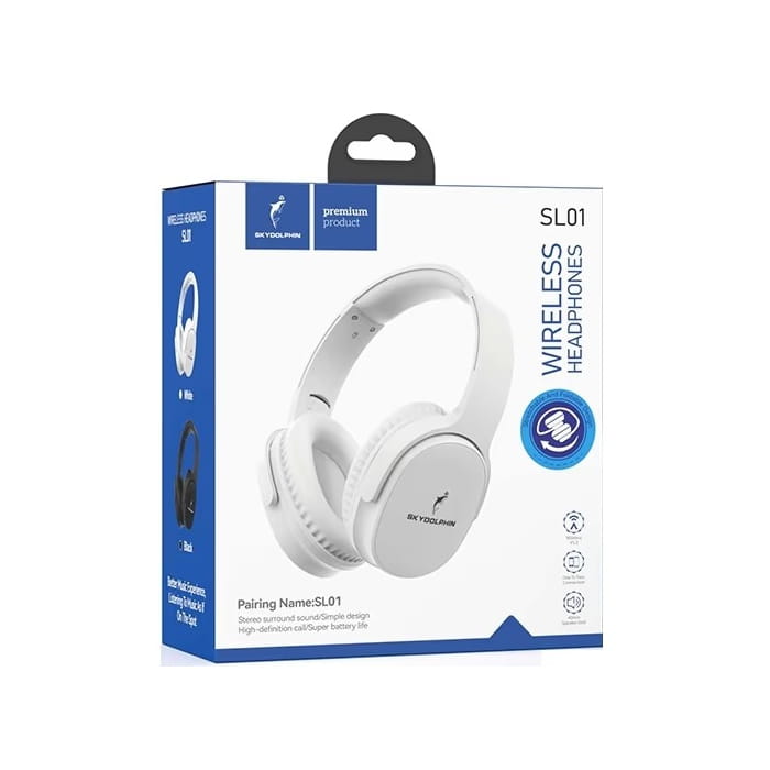 Bluetooth-гарнитура SkyDolphin SL01 White (SDBTE-000185)