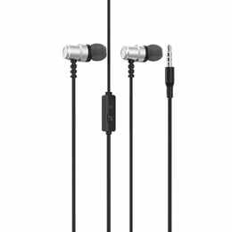 Гарнитура SkyDolphin SR28 Metal with mic Silver (SDHF-000473)