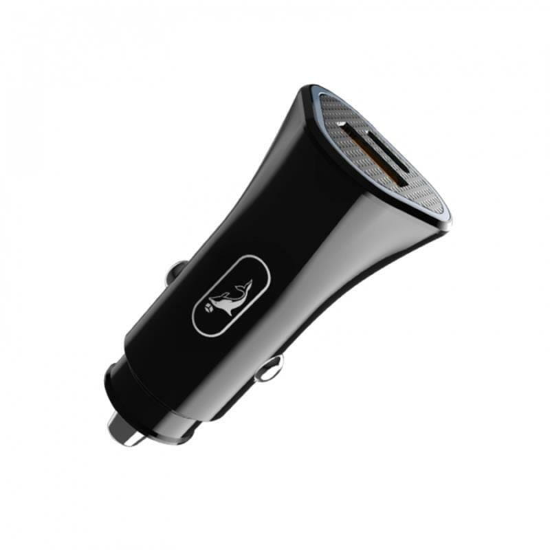 Автомобильное зарядное устройство SkyDolphin SZ16T PD+QC3.0 (2USB, 3.1A) Black (SDAZP-000089) + кабель Type-C
