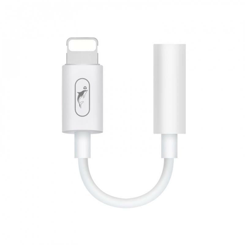 Переходник SkyDolphin AU02 Lightning - 3.5 мм (M/F) White (SDADPT-00017)