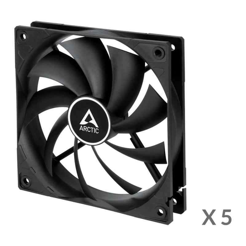 Вентилятор Arctic F12 Black - 5 Pack (ACFAN00248A)