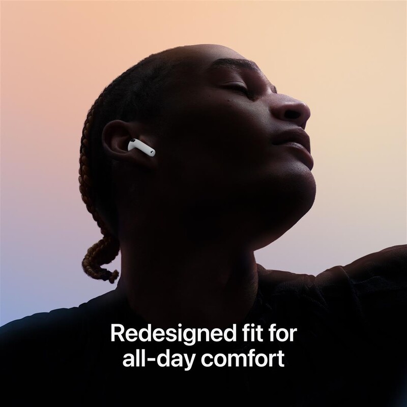 Bluetooth-гарнiтура Apple AirPods 4 with Active Noise Cancellation White (MXP93ZE/A)