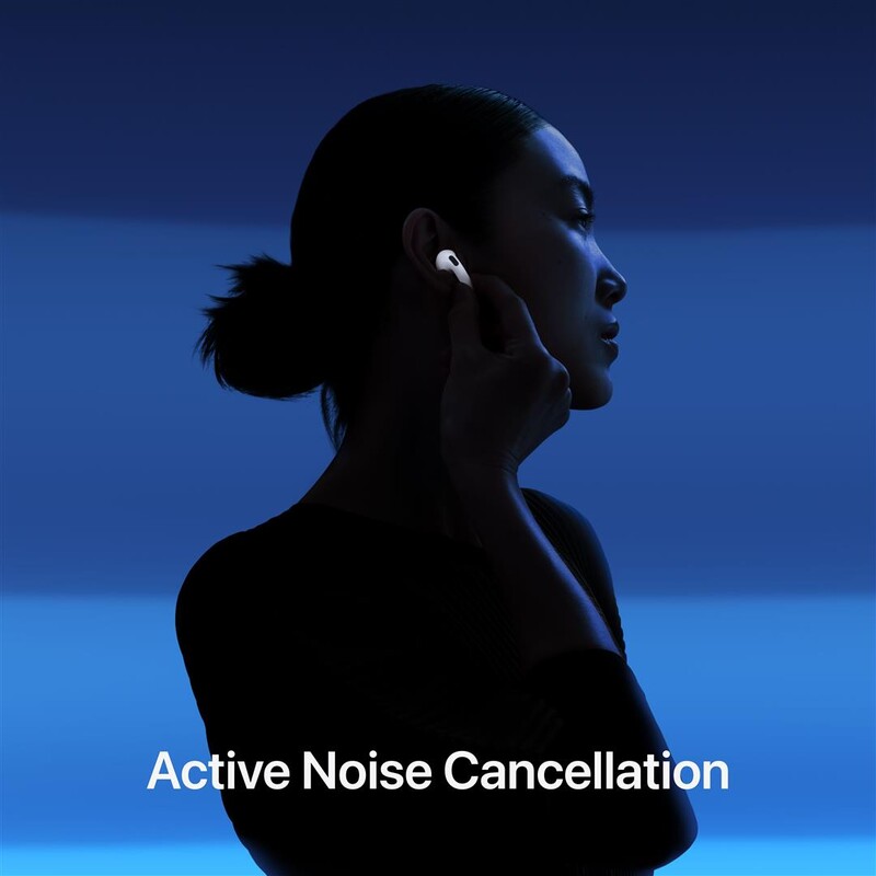Bluetooth-гарнiтура Apple AirPods 4 with Active Noise Cancellation White (MXP93ZE/A)