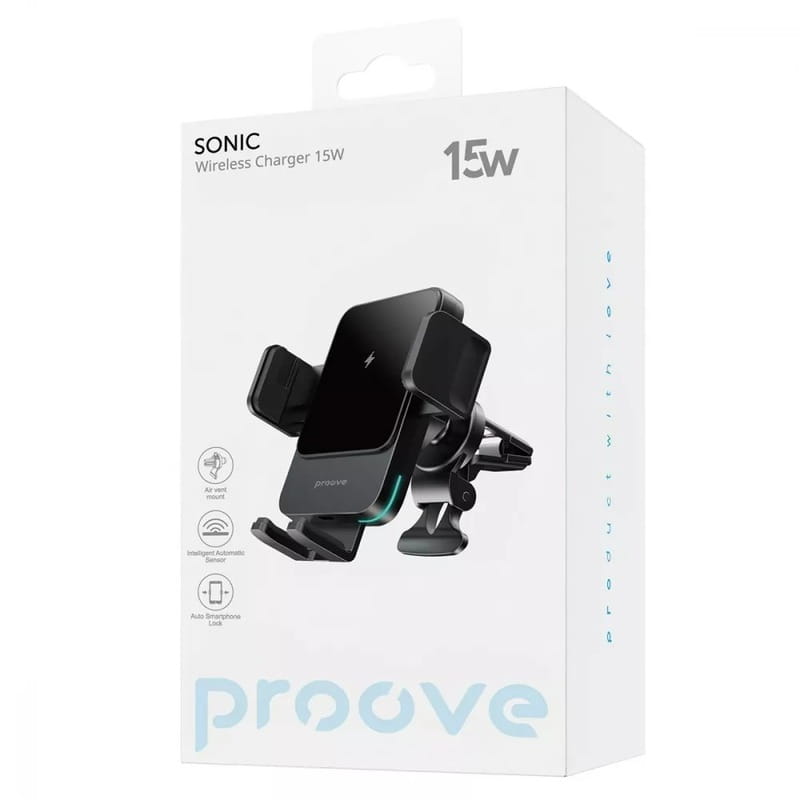 Беспроводное зарядное устройство Proove Sonic 15W Gray (WHNC15002001)