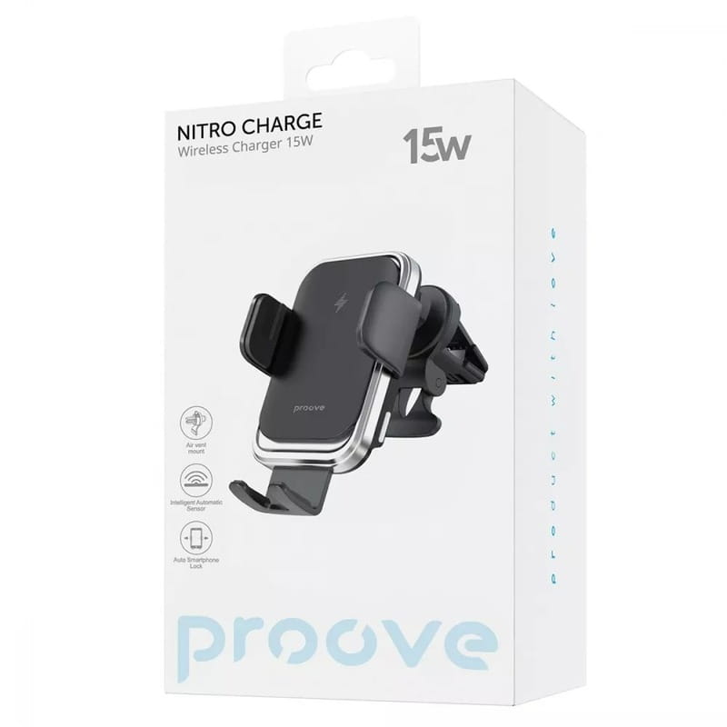 Беспроводное зарядное устройство Proove Nitro Charge 15W Black (WHSN15002001)