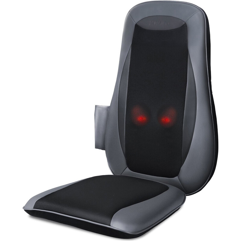 Масажна накидка на крісло Naipo Neck & Back Massager з підігрівом, вібрацією та функцією масажу Шіацу (MGBK-2606H)