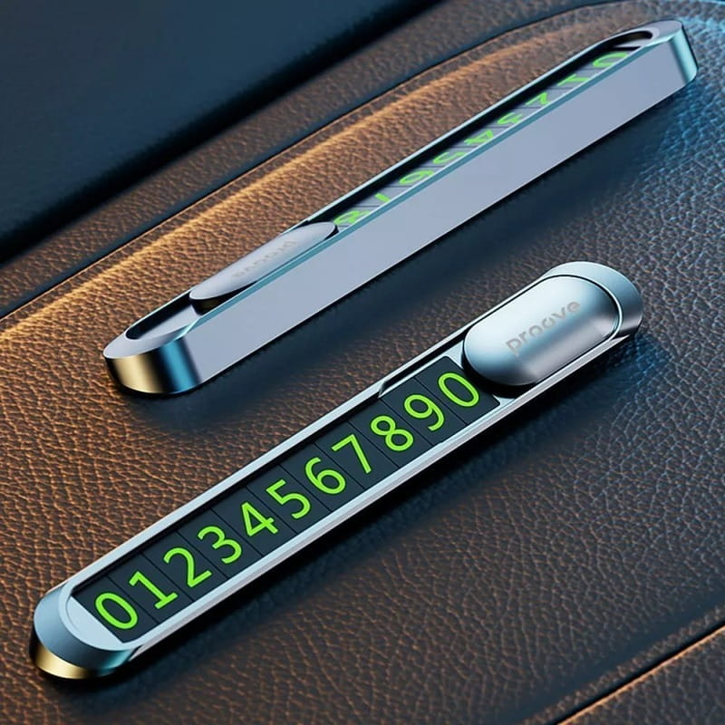 Карта парковки Proove Parking Number Plate Metal Lock Silver (AAPM00000006)
