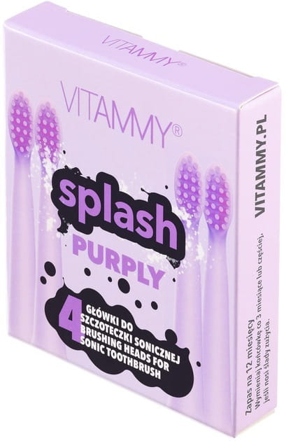 Набір насадок для зубної щітки Vitammy TH1811-4 Purply (4 шт.)