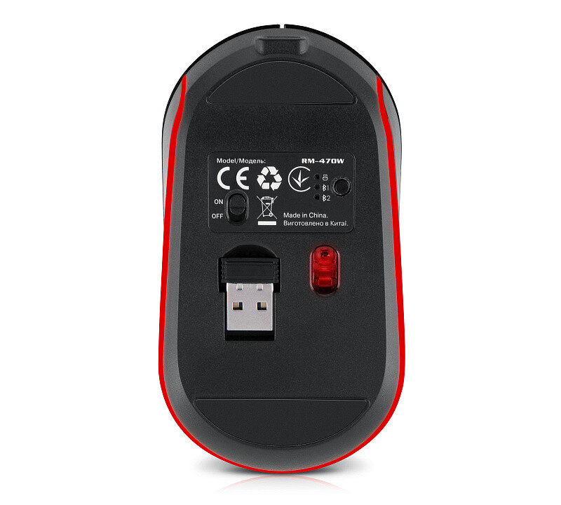Мышь беспроводная REAL-EL RM-470W Dark Gray