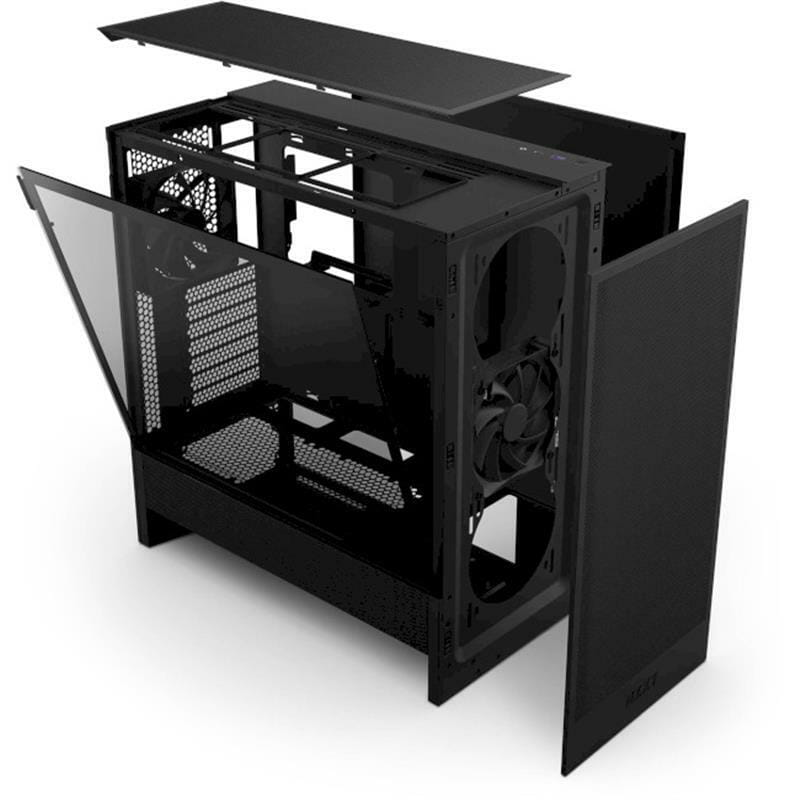 Корпус NZXT H5 Flow Black (CC-H52FB-01) без БП