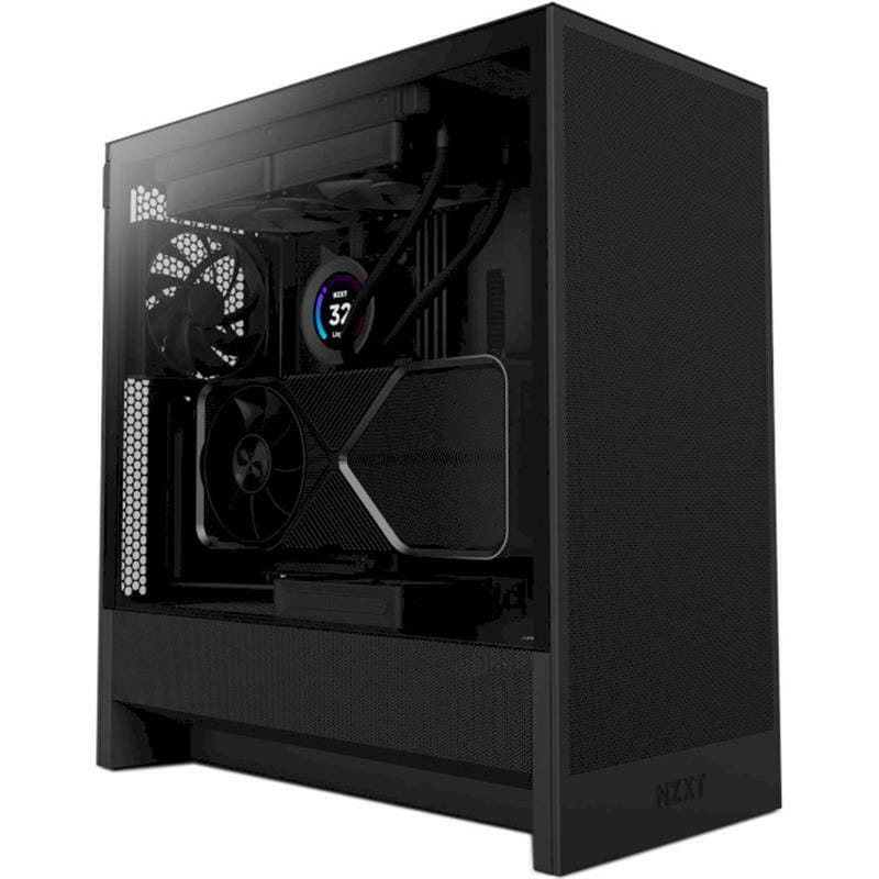Корпус NZXT H5 Flow Black (CC-H52FB-01) без БП