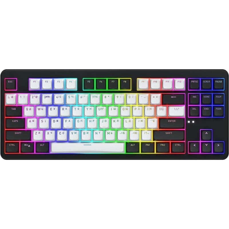 Клавіатура бездротова Hator Rockfall 3 Mecha TKL Wireless Orange Black (HTK850UA)