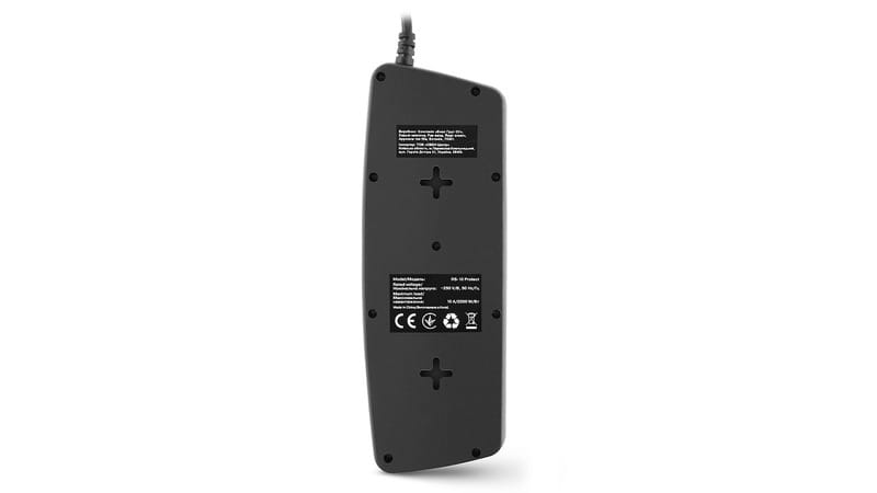 Фильтр питания REAL-EL RS-10 Protect 3 м Black