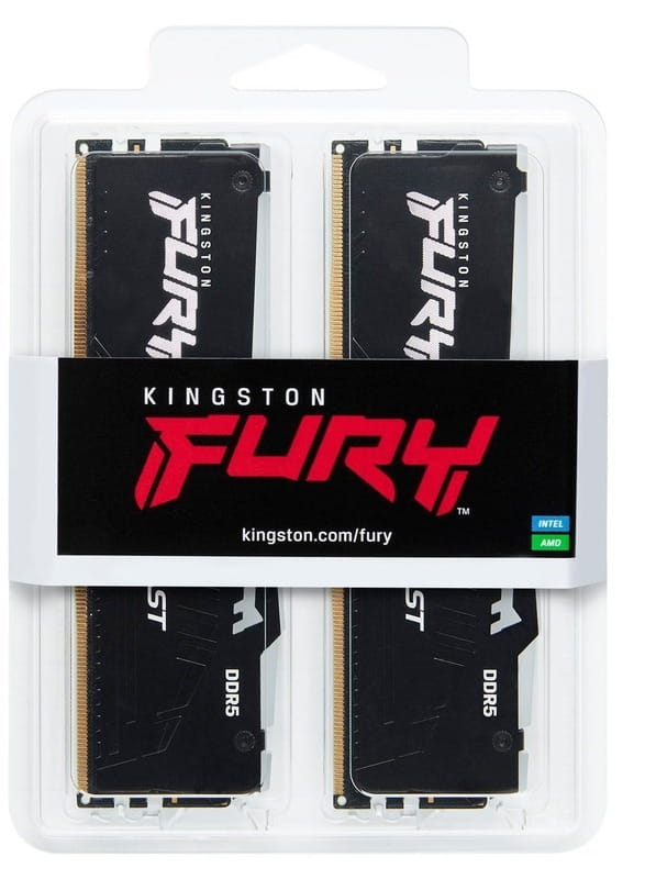 Модуль пам`яті DDR5 2x16GB/6000 Kingston Fury Beast RGB Black (KF560C36BBE2AK2-32)