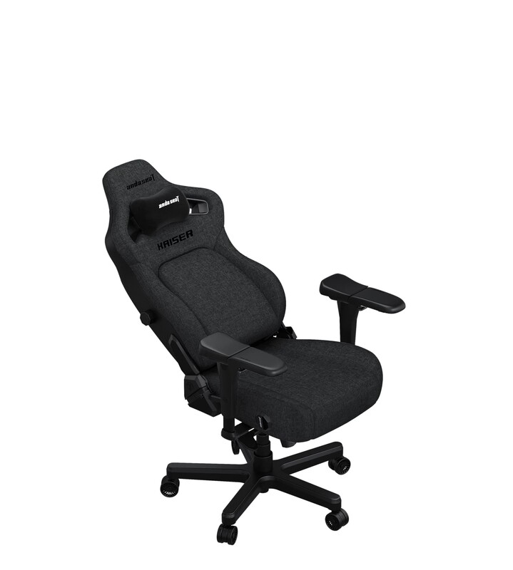 Кресло для геймеров Anda Seat Kaiser 4 Size XL Fabric Dark Grey (AD12YDDC-XLL-20-GB-CF)