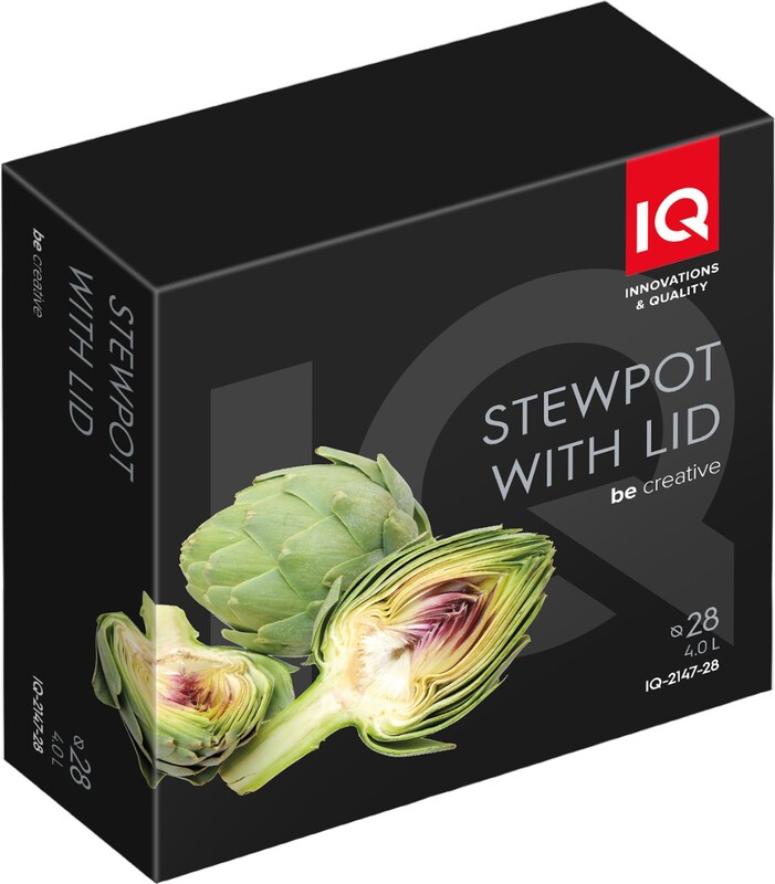Сотейник с крышкой IQ Be Creative 4л 28 см (IQ-2147-28)