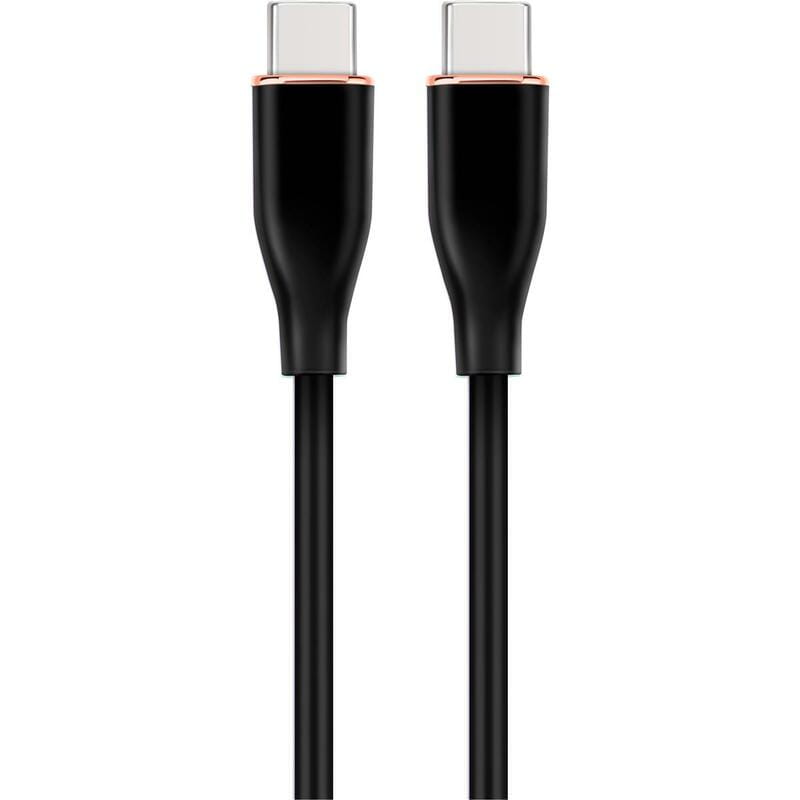 Кабель Cablexpert USB Type-C - USB Type-C (M/M), 3 A, 60 W, 1.5 м, Black (CC-USB2S-CMCM-1.5M-BK)