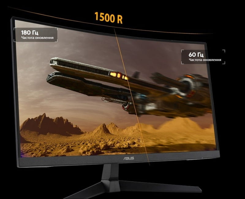 Монитор Asus 27" TUF Gaming VG27WQ3B (90LM0AQ1-B01170) VA Black Curved 180Hz