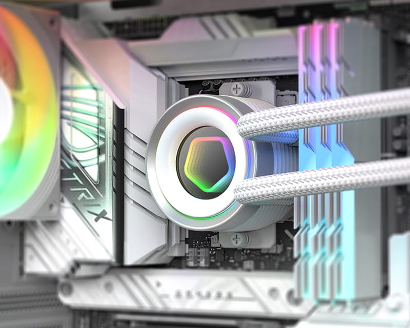 Система водяного охлаждения ID-Cooling FX240 INF White