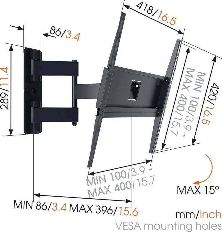 Кронштейн Vogels MA3040 Black (VESA400х400)