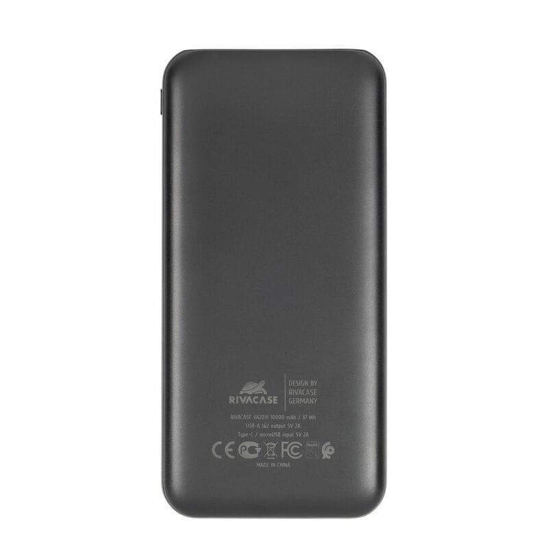 Універсальна мобільна батарея Rivacase Rivapower 10000 mAh Black (VA2031)