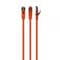 Фото - Патч-корд S/FTP Cablexpert (PP6A-LSZHCU-O-10M) cat.6a, литий, 50u  штекер із засувкою, 10 м, помаранчевий | click.ua