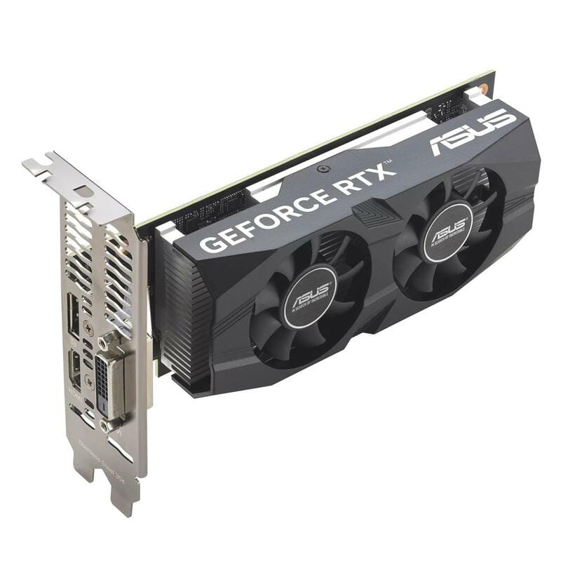 Відеокарта GF RTX 3050 6GB GDDR6 OC Low Profile Asus (RTX3050-O6G-LP-BRK)
