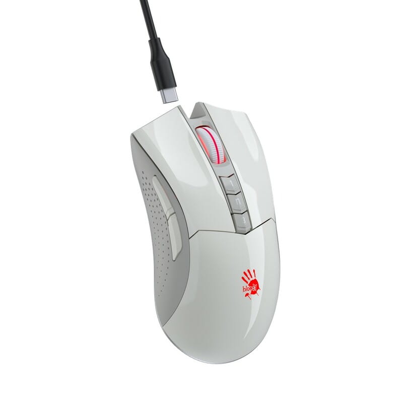 Мышь Bloody R90 Plus Greyish White