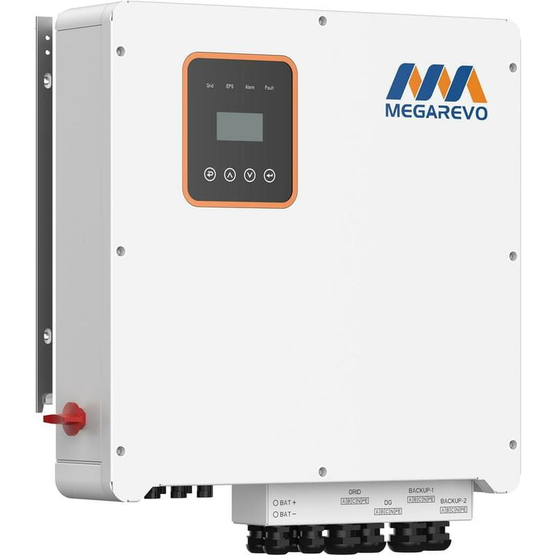 Инвертор гибридный 12kW Megarevo R12KH3, трехфазный