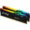 Фото - Модуль пам`яті DDR5 2x32GB/5600 Kingston Fury Beast RGB Black (KF556C40BBAK2-64) | click.ua