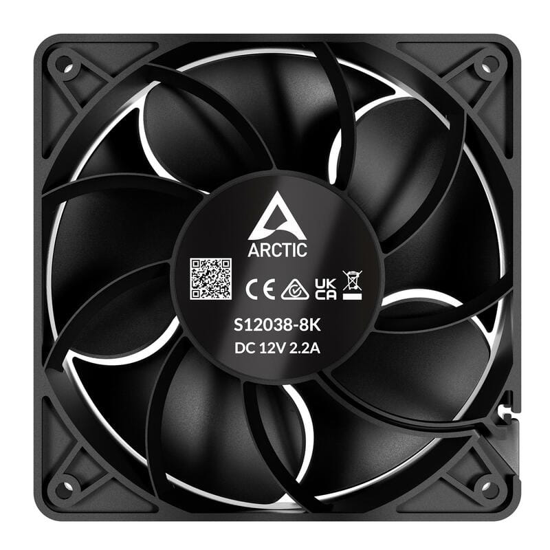 Вентилятор Arctic S12038-8K Black - 3 Pack (ACFAN00302A)