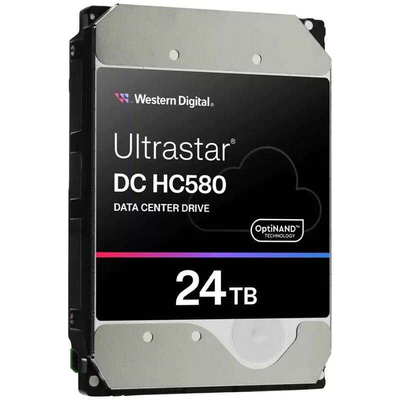 Накопитель HDD 3.5" SATA 24TB WD Ultrastar DC HC580 7200rpm 512MB (0F62796)
