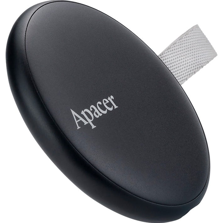 Накопитель внешний SSD 512GB Apacer Magnetic Portable AS725 Black (AP512GAS725B-1)