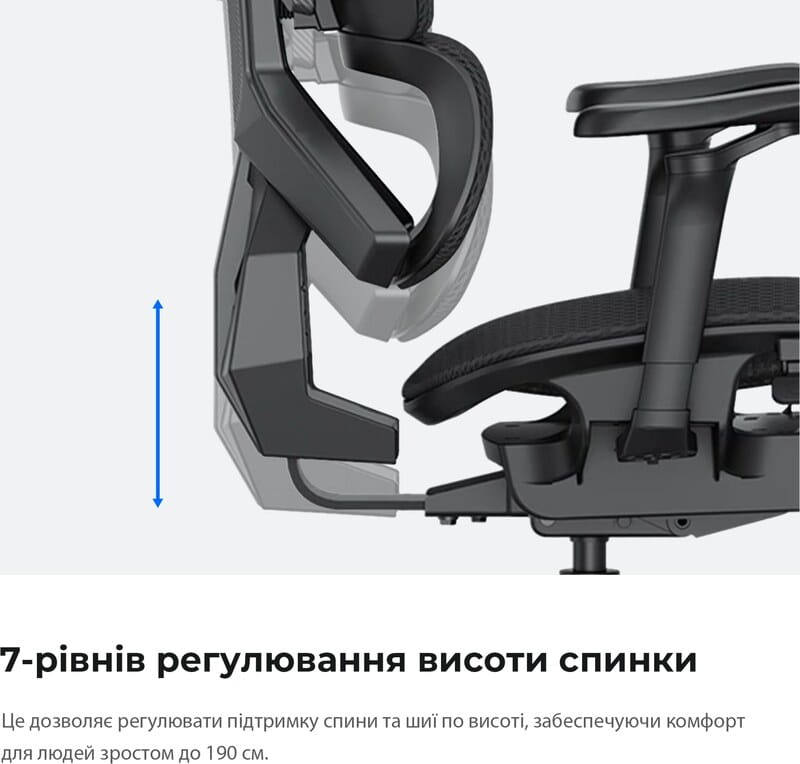 Крісло для геймерів Anda Seat X-Air Pro Size XL Mesh Gray Twilight (AD-WY-01-GGSP-G01)